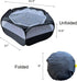 Denyskwin Chinchillas, Small Animal Playpen with Zippered Mesh Cover - Portable Foldable Chicken Brooder Box, Indoor