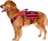 OneTigris Service Dog Vest Harness, Red, Large, Molle Backpack with Pouches for Medium & Large Dogs