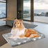 EMPSIGN Fancy Dog Bed Mat, Reversible Pet Bed Pad, Machine Washable Crate Pad for Small to XXX-Large Dogs, Grey