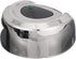 NV2012SSG-7 2-Mile Attwood LightArmor Navigation Deck Mount Sidelight, Green LED Lighting, Round Stainless Housing