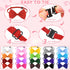240 Pcs Dog Bow Ties with Adjustable Collar, 20 Colors for Small Medium Pets, Grooming Bowties for Gifts