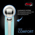 FLEXI New Comfort Retractable Dog Leash (Tape), 16 Ft, Small, Blue/Pastel, for Dogs Up to 33 Lbs
