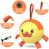 Dog Toys Soccer Ball with Straps - Interactive Tug of War Toy, Durable Dog Balls for Medium & Large Dogs (Duck, 8 Inch)