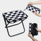 SICHCIS Collapsible Stool Camping Folding Stools: 1.1lbs Lightweight Portable Foot Stool Load 300lbs
