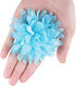 WILLBOND 20 Pcs Pet Flower Collar Bow - 3.1 Inch Multi Color Soft Chiffon Bow Tie Charms for Dogs