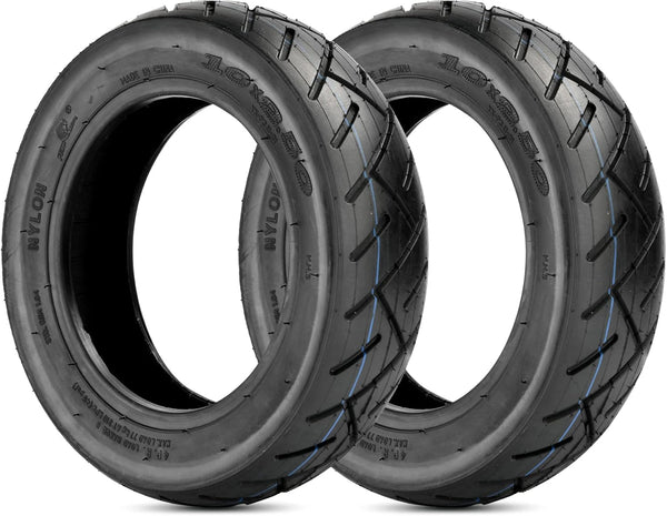 RUTU Tire or Inner Tube Set Replacement, 10 x 2.50 for Smart Self Balancing Electric Scooters, Fits 10" Wheels