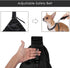 Pet Dog Sling Carrier, Small Dog Cat Travel Bag with Adjustable Strap, Hands-Free Papoose Bag, Black (up to 12 lbs)