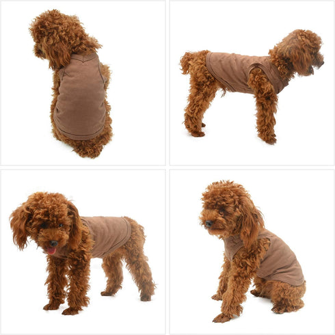 2018 Pet Clothes Dog Clothing - Blank T-Shirt Tanks Top Vests for Small to Large Dogs, 100% Cotton Summer Vest (XL,