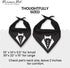 Parisian Pet Tuxedo Dog Bandana, Small