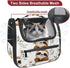(1) Cute Baby Sloths Pet Carrier Soft Sided Carrier for Small Medium Cats Dogs