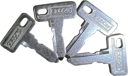 Golf Cart Club Car Replacement Keys, Set of 4