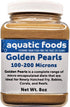 Aquatic Foods Inc. Golden Pearls 100-200 Micron Powder for Fry, Babies of Shrimp, Axolotls, Discus,