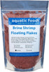 Aquatic Foods Inc. WL1/4-lb Brine Shrimp Flakes for Freshwater Cichlids, Angels, Tetras, Guppies, Marine Tangs