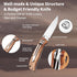 Folding Pocket Knife with Liner Lock, 8Cr13MoV 3.74" Stainless Steel Blade, Brown Wood Handle for Outdoor Camping