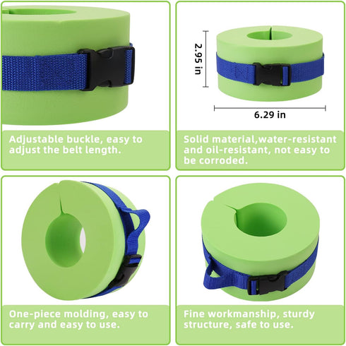 Water Aerobics Set - Foam Water Dumbbell Set for Aquatic Exercise, Pool Fitness Equipment, Upgrade Aquatic Dumbbells