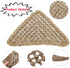 Tfwadmx 3 Pack Bearded Dragon Hammock - Natural Seagrass Fibers for Lizards, Geckos, Anoles, Iguanas, Hermit Crabs