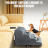 Chic Threads Dog Stairs for High Beds, 4-Step Non-Slip Stable Steps for Small Dogs and Cats