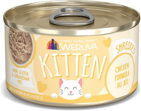 Weruva Kitten Chicken Formula Au Jus, 3oz Can (Pack of 12)