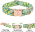 Lionheart Glory Premium Floral Dog Collar, Adjustable Soft Collars for X-Small Small Medium Large Dogs