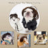 Dog Costume Cat Apparel, Curly Braids Headgear Wigs, Cute Funny Pet Hair Accessories (flax)