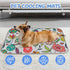 imiBBWQu Summer 27" 22" Dog Cooling Mat Easter Eggs Dog Cool Mat Washable Pet Cooling Ice Bed Puppy Crate Pads Non-Slip