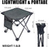 Tevaibo 13.7 Inch Bag(400 LBS Camping Stool Portable, Folding Stool for Outdoor Gardening, Fishing, BBQ, Hiking