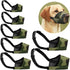 Dog Muzzles Suit, 7 PCS Adjustable Safety Muzzles for Small Medium Large Dogs, Anti-Biting and Anti-Barking (Camouflage)