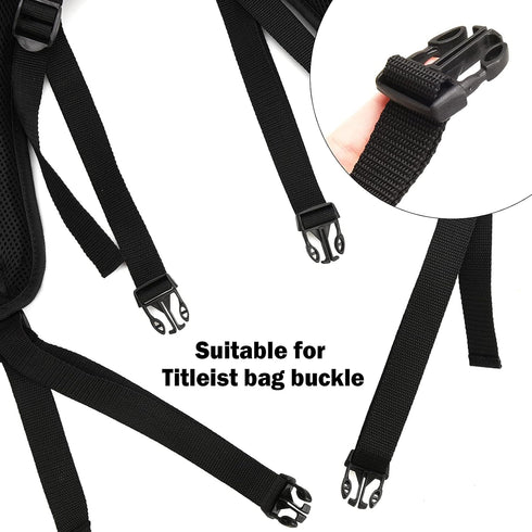 Quick Release Plastic Buckle for Golf Bag Shoulder Straps