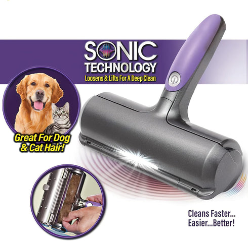 NC Furdaddy Sonic Pet Hair Remover Roller - Dog Hair Remover and Cat Hair Remover