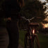 MPOWERD Luci Solar Bike Light Set, Headlight 100 Lumens, Taillight 40 Lumens, Rechargeable Solar or USB