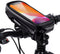HUANLANG Waterproof Bike Phone Case with Handlebar Mount, Touch Screen Compatible, Fits Phones Below 6.7 inch
