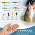 THKFISH Ice Fishing Lures and Jigs Kit, 14/26/40PCS, Walleye Crappie Panfish Pike Fishing Gear