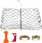 BestYiJo Castable Crab Trap, with Orange Thickened Braided line and Crab Ruler