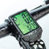 PRUNUS Wireless Waterproof Bike Speedometer and Odometer, Big LCD Screen, Touch Sensor for Outdoor Cycling