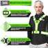 West Biking Running Vest Light, LED Reflective Gear for Night Walking, High Visibility Rechargeable Light Up Running
