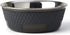 PetRageous Kona 16019 Grey Stainless Steel Non-slip Dog Bowl, 3.75-Cup, 6.75-Inch Diameter, 30-Ounce for Medium and