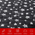 Dog Bed Covers Replacement, Waterproof, Washable, Noiseless Quilted, Black Star Print, 27x36 Inches, Cover Only