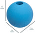 Amazon Basics 2-Pack Rubber Fetch Toy Dog Balls, 3-Inch, Blue & Orange
