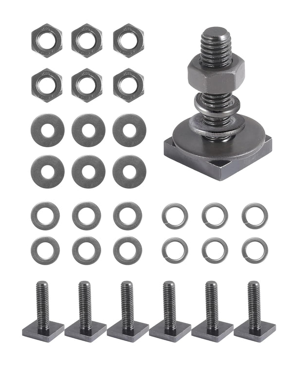 T Slot Bolts for Thule Yakima Roof Rack - Stainless Square T Track Bolt Adapter for Secure Bike/Ski/Kayak Rack