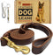 Leather Dog Leash, 4ft x 3/4 inch, Heavy Duty Braided Genuine Leather Training Leash for Large, Medium, Small Dogs