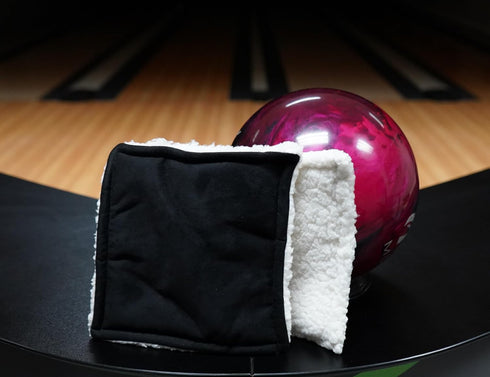 Washable Microfiber Bowling Ball Shammy Towel | Creating the Difference BFP (Big Fluffy Pad) | Wipes Away Dirt & Oil