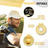 Hole in One Club Black Gold Golf Ball Marker - Hat Clip, Funny Golf Accessories for Men Women, Novelty Gifts