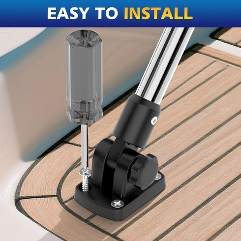 12 Inches IP67, Anchor Light Stern Light for Boats, White Boat Navigation Lights LED Waterproof Rear LED Marine Running