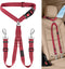 KOOK UDU Dog Seat Belt for Car, Dual Pet Vehicle Headrest Restraint Safety Seatbelt,Two