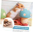 Chinchillas POPETPOP Small Animal Wooden Climbing Platform with Food Bowl Versatile Hamster Ladder for Guinea Pigs