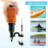 Kayak Deck Rigging Kit - 8 Feet Bungee Cord with Hooks, Tie Down Pad Eye, and 6 J-Hooks for Canoe Accessory