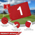 KINGTOP Golf Flag 20x14 Inch - Standard Putting Green Flags, 420D Nylon with Brass Grommets
