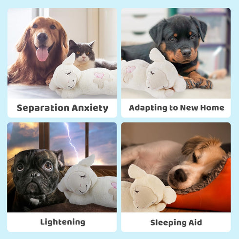 ALL FOR PAWS Heartbeat Dog Toy for Puppy - Anxiety Relief & Behavioral Training, Perfect for Dog Sleep Aid