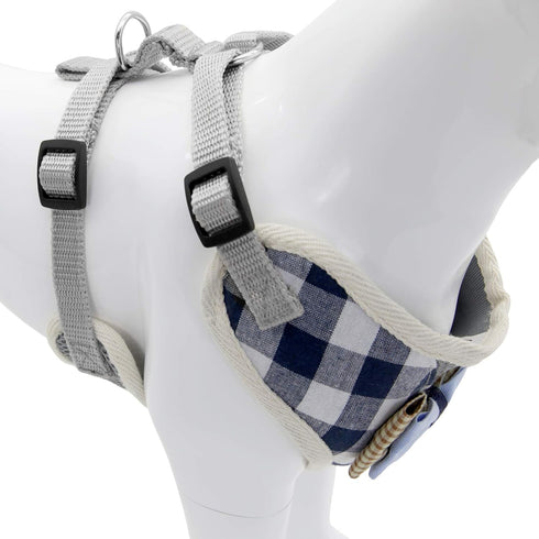 Small Puppy Harness with Bowtie, Adjustable Mesh Tuxedo Vest for Small Dog Kitten, Perfect for Party Wedding Holiday