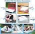 Chinchilla (100PC, Rabbit Pee Pads Disposable Cage Liners Absorbent Leak-Proof Diaper Mat Small Animal Toilet Potty